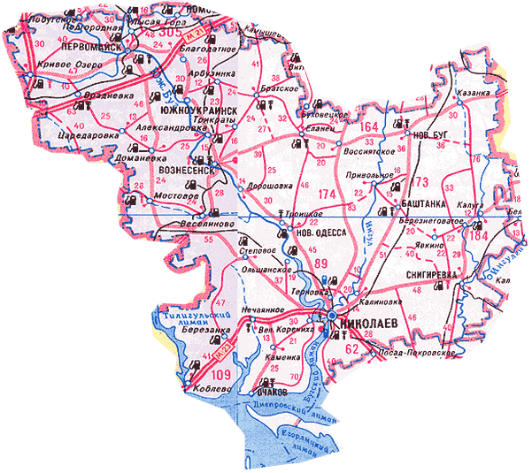 map of nikolaev